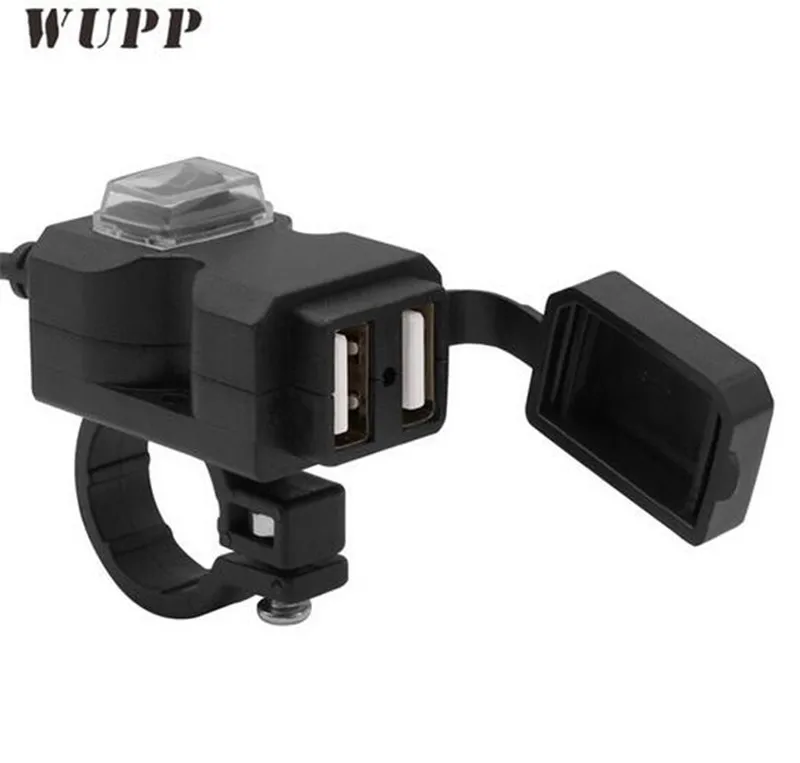 WUPP Motorcycle Handlebar USB Charger 5V 3.1A Moto Charger Car Waterproof Large Power Faucet Charger USB 
WUPP Motorcycle Handlebar USB Charger 5V 3.1A Moto Charger Car Waterproof Large Power Faucet Charger USB