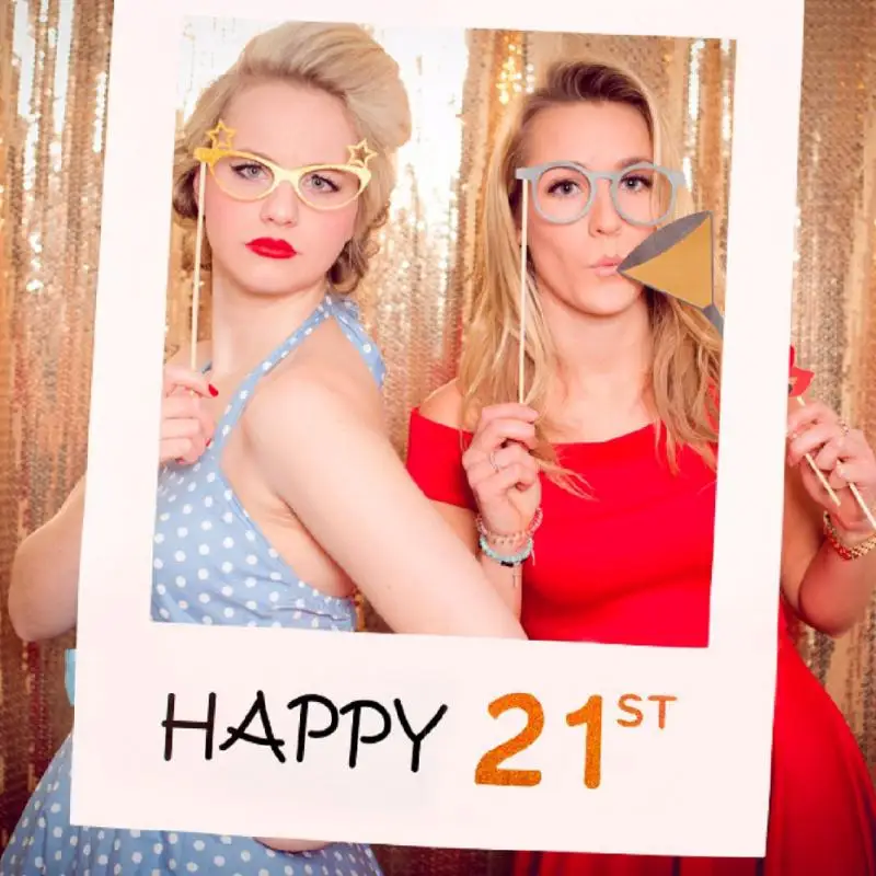 Happy 1/16/18/30/35/40/50/60th Paper Photo Booth Props Photo Frame Anniversary 30 years Birthday Decorations Party Gift Supplies
Happy 1/16/18/30/35/40/50/60th Paper Photo Booth Props Photo Frame Anniversary 30 years Birthday Decorations Party Gift Supplies