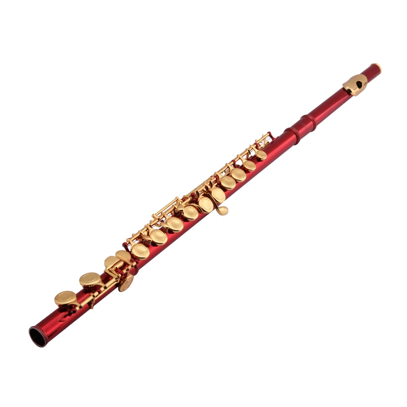 16holes closed hole imitation gold button paint red C flute imported needle silver button red body easy blow C closed-hole flute
16holes closed hole imitation gold button paint red C flute imported needle silver button red body easy blow C closed-hole flute
