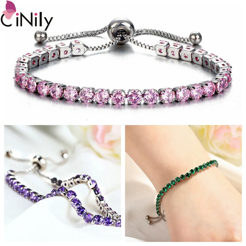CiNily Simple Multicolor Silver For Women Jewelry Adjustable Chain Bracelet NS2323-26
CiNily Simple Multicolor Silver For Women Jewelry Adjustable Chain Bracelet NS2323-26