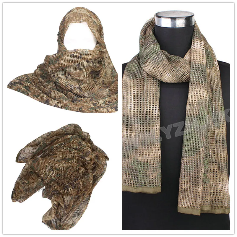 EMERSON Military Camouflage Tactical Mesh breathbale Scarf Sniper Face Veil Scarves For camo Airsoft Hunting Cycling neckerchief
EMERSON Military Camouflage Tactical Mesh breathbale Scarf Sniper Face Veil Scarves For camo Airsoft Hunting Cycling neckerchief