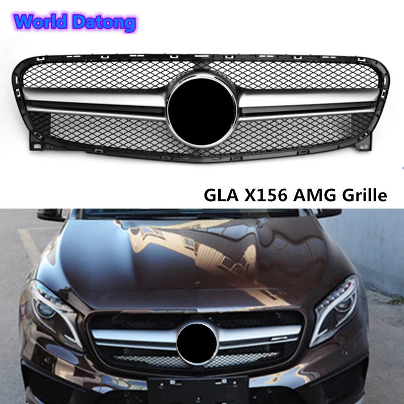 Mercedes X156 AMG Style Front Kidney Grille Replacement Grill for Benz GLA Class Pre-facelift GLA200 GLA250 GLA45 AMG 2014-2016
Mercedes X156 AMG Style Front Kidney Grille Replacement Grill for Benz GLA Class Pre-facelift GLA200 GLA250 GLA45 AMG 2014-2016