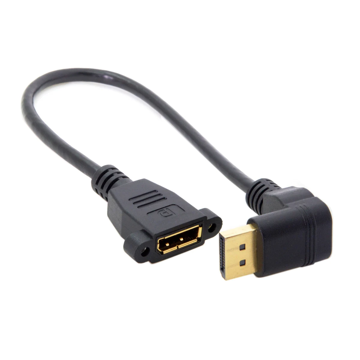 Cablecc DisplayPort Display Port Male to Female 90 Degree Up Down Angled Extension Cable
Cablecc DisplayPort Display Port Male to Female 90 Degree Up Down Angled Extension Cable