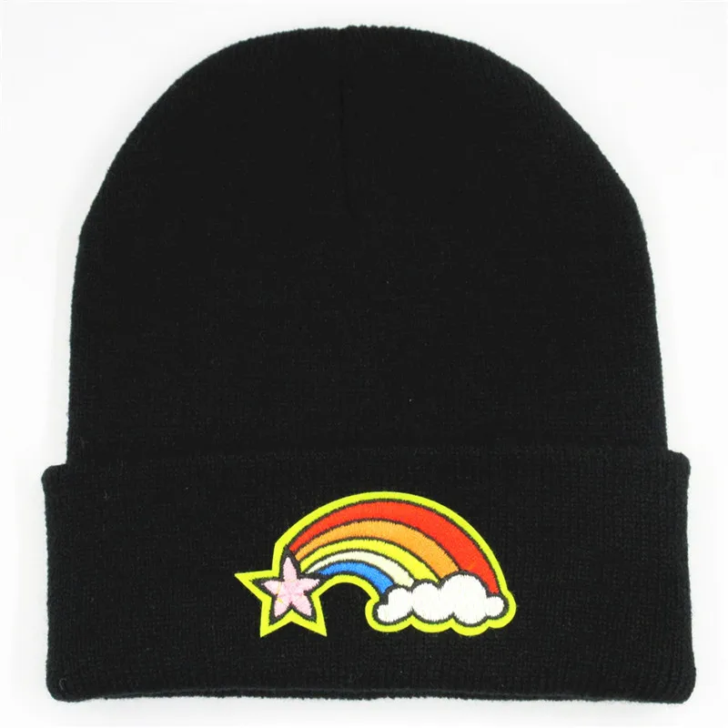 LDSLYJR rainbow embroidery Cotton Thicken knitted hat winter warm hat Skullies cap beanie hat for men and women 149
LDSLYJR rainbow embroidery Cotton Thicken knitted hat winter warm hat Skullies cap beanie hat for men and women 149
