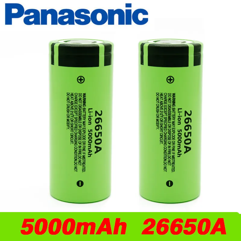 1-20PCS Panasonic battery 26650A 3.7V 5000mAh high capacity 26650 lithium ion rechargeable battery for toy flashlight
1-20PCS Panasonic battery 26650A 3.7V 5000mAh high capacity 26650 lithium ion rechargeable battery for toy flashlight