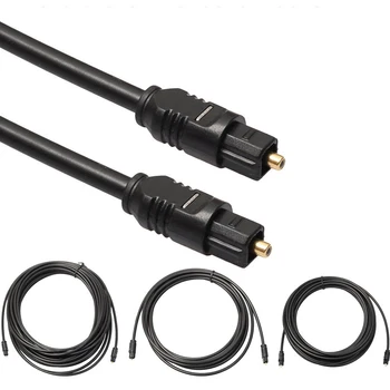 Digital Fiber Optical Optic Audio SPDIF MD DVD TosLink Cable Lead Gold Plated Cable
Digital Fiber Optical Optic Audio SPDIF MD DVD TosLink Cable Lead Gold Plated Cable