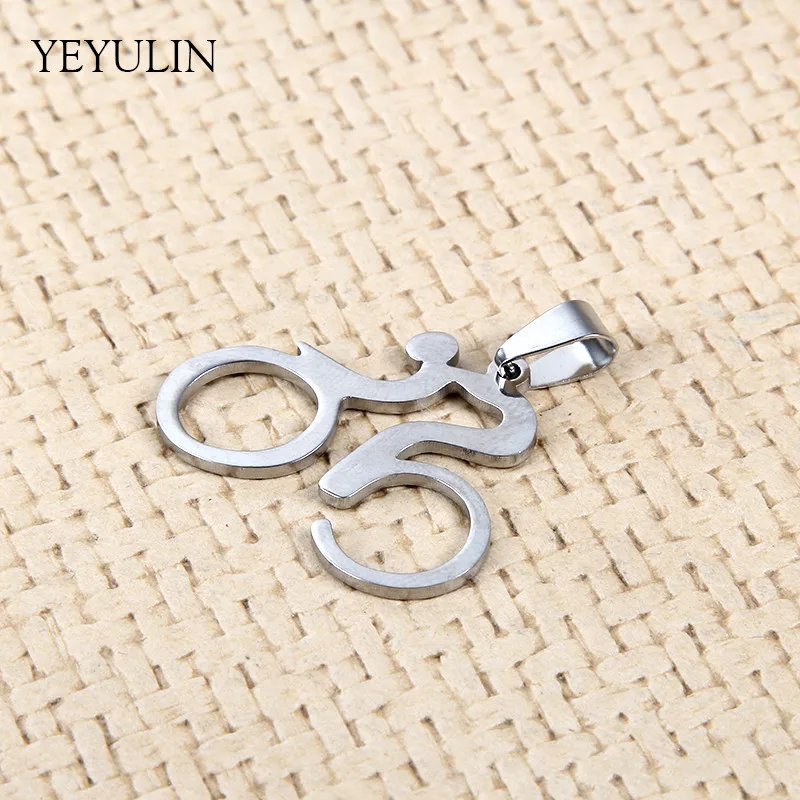 High Grade Stainless steel Silver Color Body Bicycle Sports Charms Pendant For Making Jewelry DIY Accessories 
High Grade Stainless steel Silver Color Body Bicycle Sports Charms Pendant For Making Jewelry DIY Accessories