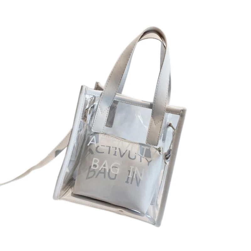 Fashion Women Transparent Bag Clear Pvc Small Tote Messenger Bags Holographic Shoulder Bag Female Lady Handbag Girls Satchel
Fashion Women Transparent Bag Clear Pvc Small Tote Messenger Bags Holographic Shoulder Bag Female Lady Handbag Girls Satchel