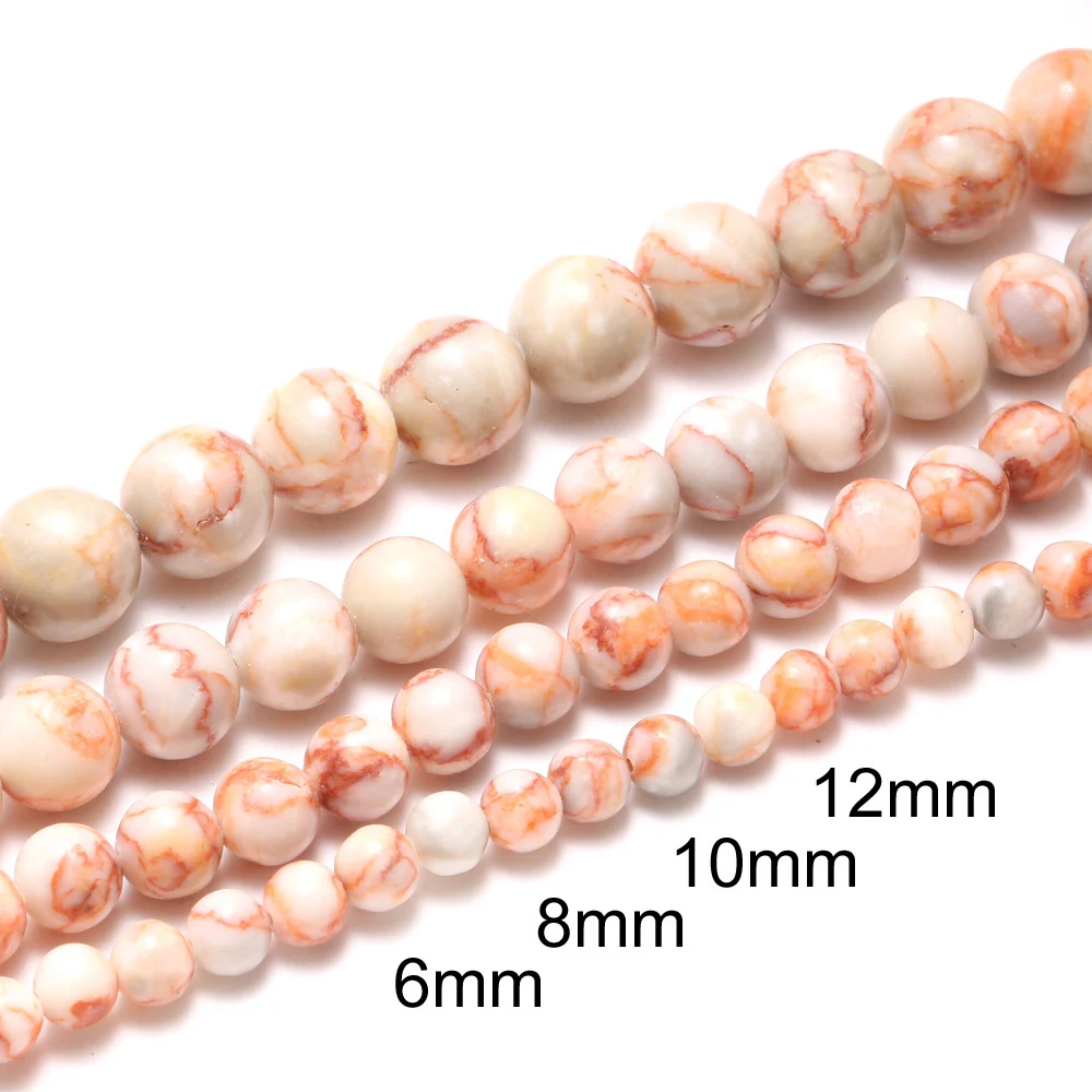 Natural red network stone DIY jewelry beaded beads semi - finished products factory direct
Natural red network stone DIY jewelry beaded beads semi - finished products factory direct