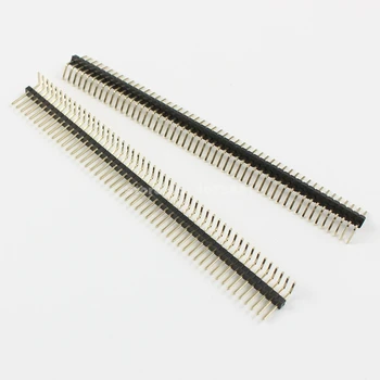 100 Pcs Per Lot Gold Plated 1.27mm 50 Pin Male Single Row Right Angel Pin Header Strip
100 Pcs Per Lot Gold Plated 1.27mm 50 Pin Male Single Row Right Angel Pin Header Strip