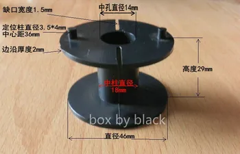 50pcs/lot 46*14*29 mm Plastic Bobbin Wire Coil Former For DIY Amplifier Speaker Crossover Inductor Black
50pcs/lot 46*14*29 mm Plastic Bobbin Wire Coil Former For DIY Amplifier Speaker Crossover Inductor Black