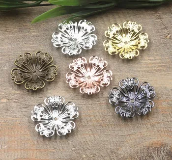32mm Vintage Filigree Circle Flower Wraps Links Metal European Charms Hair Clasp Bu Yao Accessories DIY Findings Multi-Color
32mm Vintage Filigree Circle Flower Wraps Links Metal European Charms Hair Clasp Bu Yao Accessories DIY Findings Multi-Color