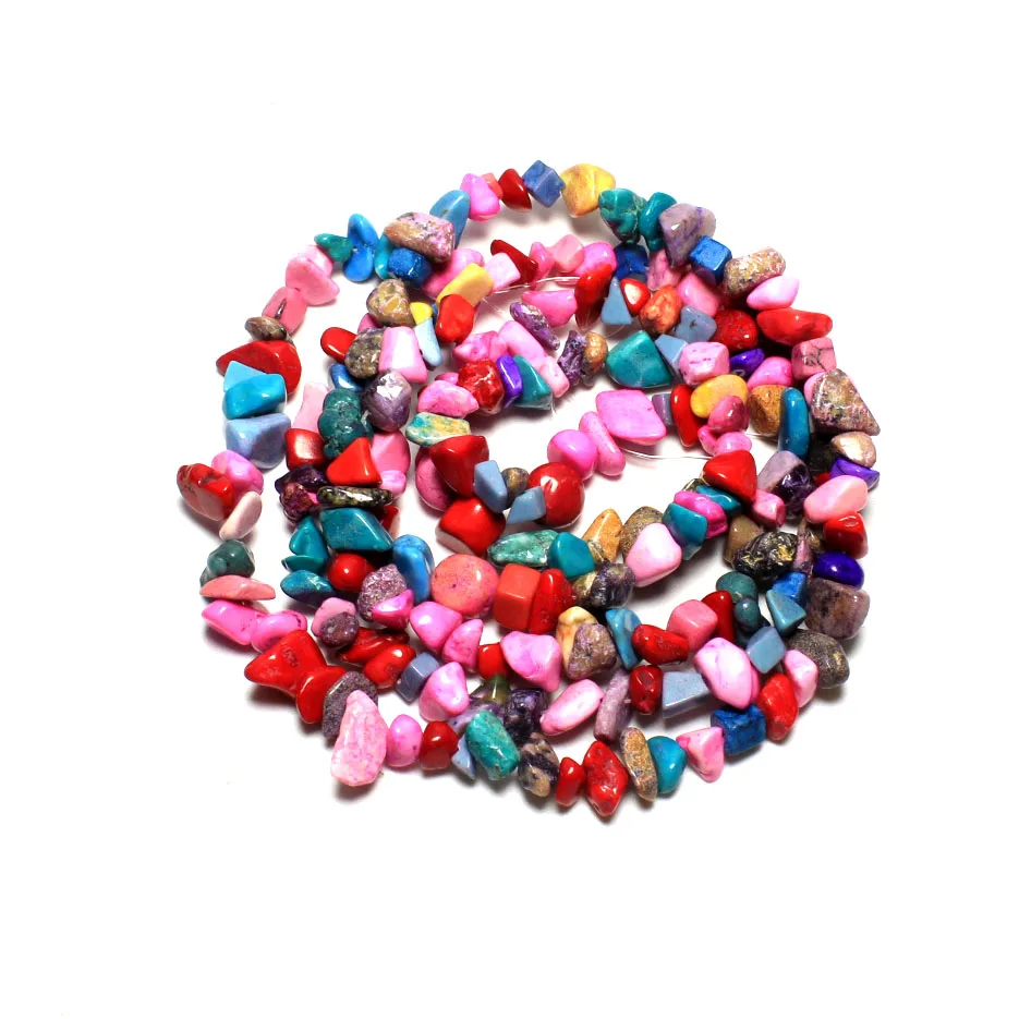 New Arrival Colorful Stone Beads DIY Material Gravel Chips Free form Shape Natural Stone Beads For Jewelry Making Strand 34"
New Arrival Colorful Stone Beads DIY Material Gravel Chips Free form Shape Natural Stone Beads For Jewelry Making Strand 34"