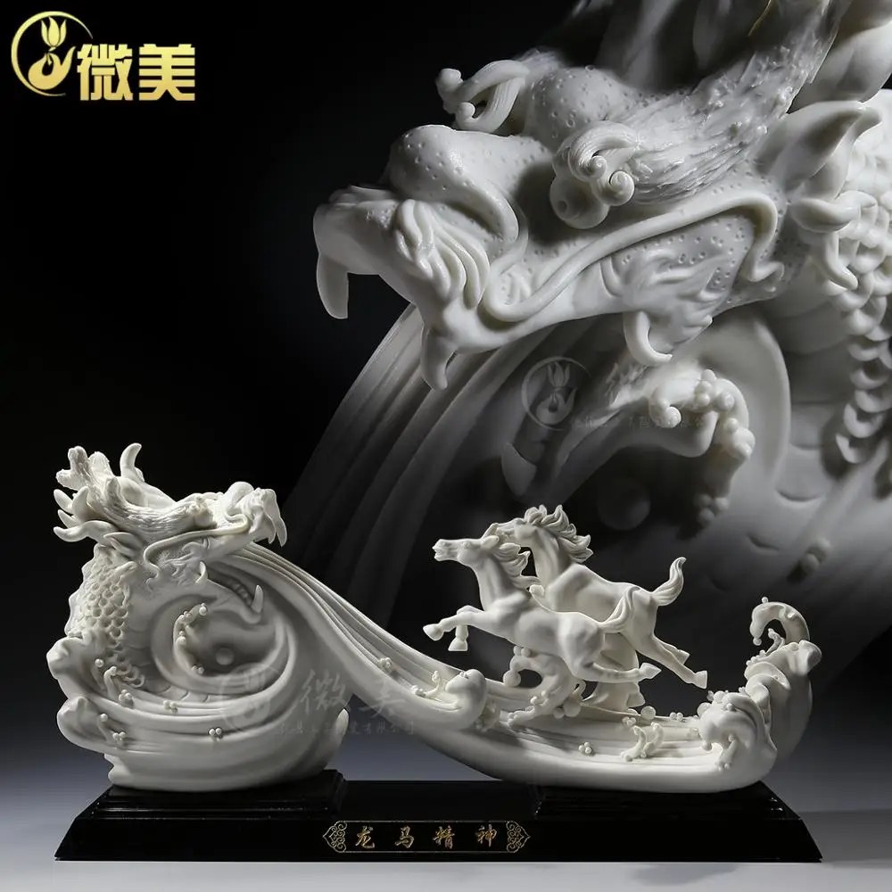 Dehua ceramics 16 inch Longma fine dragon ornaments Home Furnishing jewelry crafts ornaments housewarming gift horse
Dehua ceramics 16 inch Longma fine dragon ornaments Home Furnishing jewelry crafts ornaments housewarming gift horse
