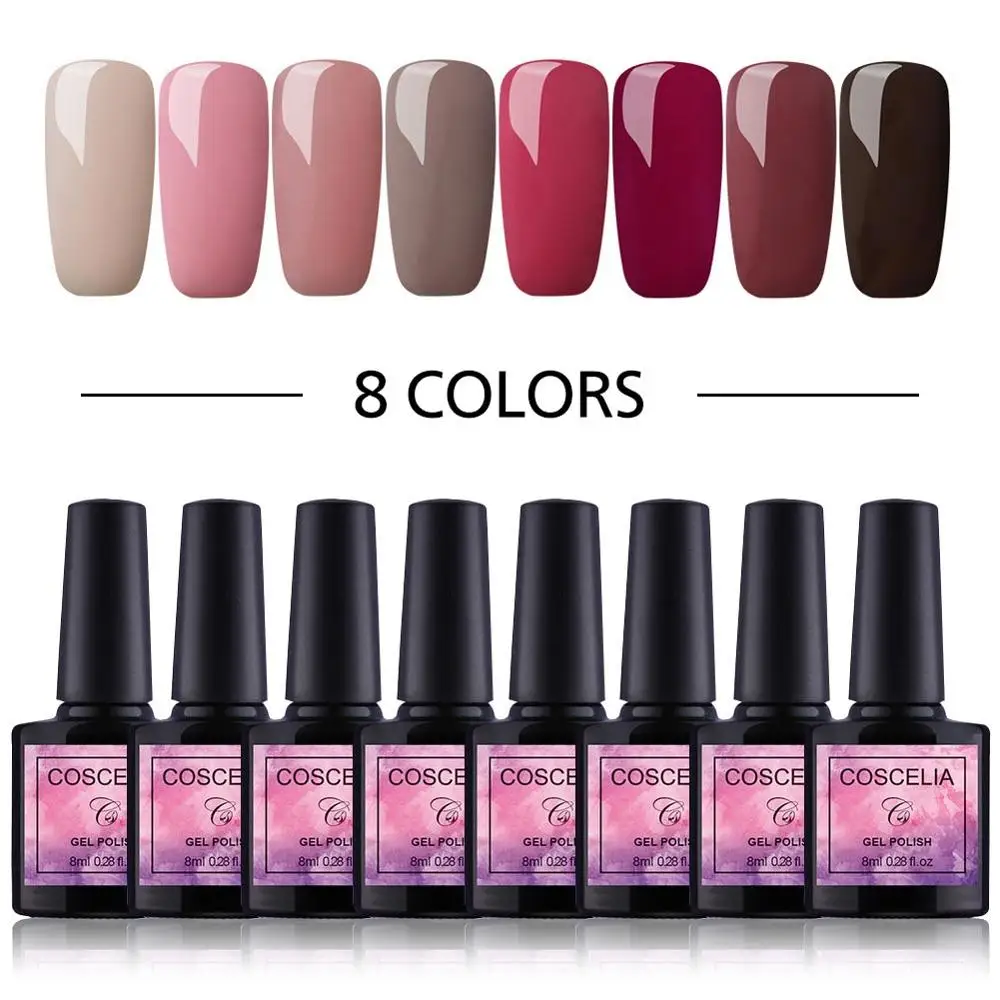 COSCELIA Nail Art Set UV Gel Nail Polish Kit Soak Off Nail Decoration Semi Permanent Manicure Primer Top Coat
COSCELIA Nail Art Set UV Gel Nail Polish Kit Soak Off Nail Decoration Semi Permanent Manicure Primer Top Coat