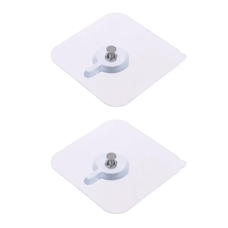 2pcs Seamless Self Adhesive Nail Hook Holder Wall Hanger Hanging kit For Photo Frame Painting Picture Poster Clock No Drilling
2pcs Seamless Self Adhesive Nail Hook Holder Wall Hanger Hanging kit For Photo Frame Painting Picture Poster Clock No Drilling