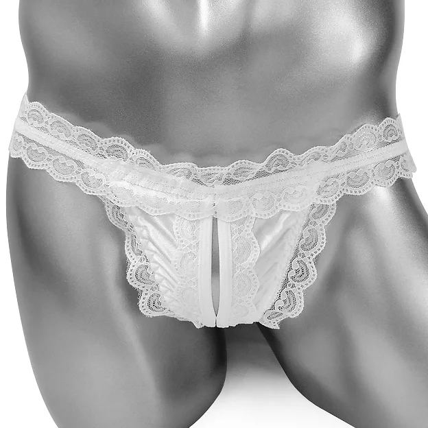 Sexy Sissy Lace Thong Panties Erotic Temptation Crotchless Mesh G strings Fashion Mens Knicker Gay Male Lingerie Underwear
Sexy Sissy Lace Thong Panties Erotic Temptation Crotchless Mesh G strings Fashion Mens Knicker Gay Male Lingerie Underwear