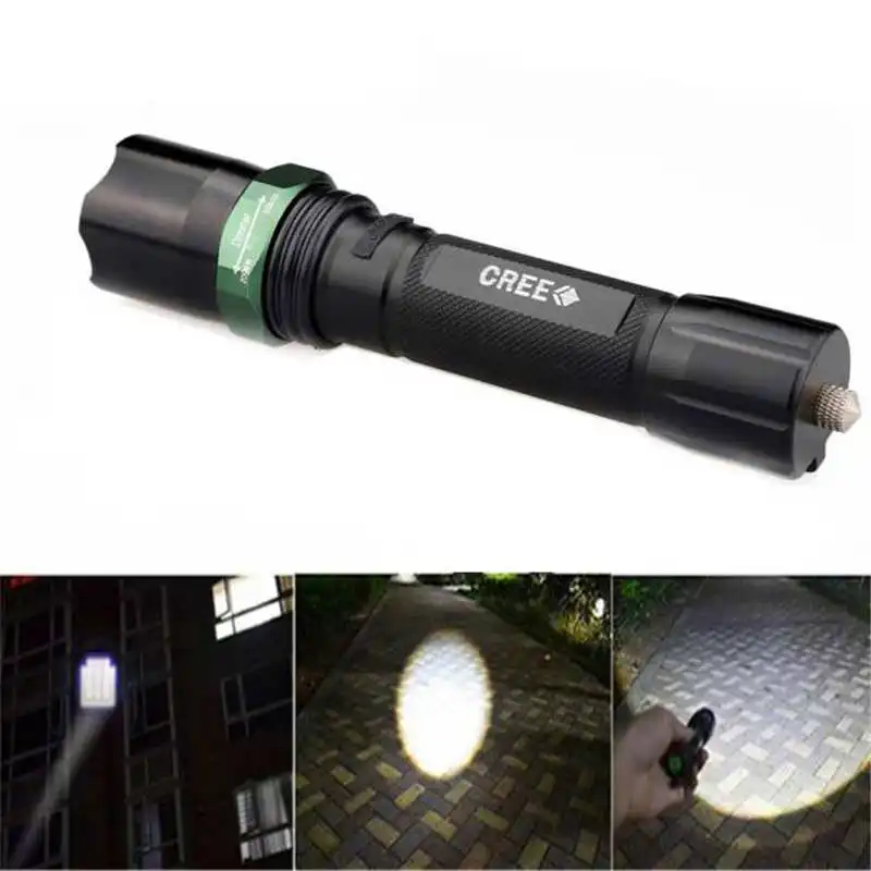 3500 Lumens 3 Modes XM-L T6 LED 18650 Compact powerful led flashlight waterproof Flashlight Lamp torch flashlight t6 #4S3 (10)
