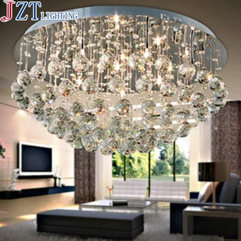 ZYY LED Living Room Circular Dia 60/80/100cm K9 Crystal Ceiling Lights Stainless Steel Lampbase Taransparent Color For Bedroom
ZYY LED Living Room Circular Dia 60/80/100cm K9 Crystal Ceiling Lights Stainless Steel Lampbase Taransparent Color For Bedroom