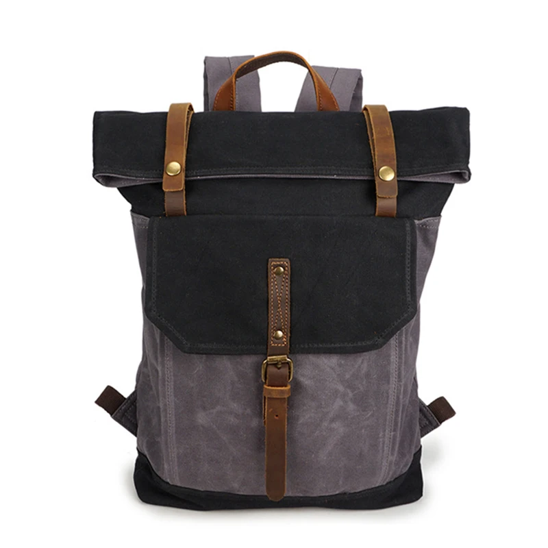 Europe Fashion Canvas Leather Backpacks for Men Bags Large Capacity Traveling Daypacks Durable Waterproof Student Rucksacks Male
Europe Fashion Canvas Leather Backpacks for Men Bags Large Capacity Traveling Daypacks Durable Waterproof Student Rucksacks Male