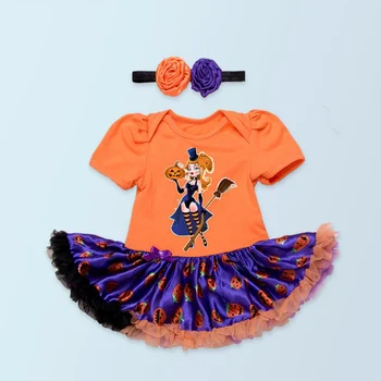 2PCs per Set Baby Girls Halloween Costume Pumpkin Skull Pattern with Headband for 0-24Months
2PCs per Set Baby Girls Halloween Costume Pumpkin Skull Pattern with Headband for 0-24Months