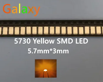 5630/5730 SMD/SMT YELLOW SMD 5730 LED Surface Mount Yellow 2.0~2.6V 580-590nm Ultra Birght Led Diode Chip 5730 Yellow 1000PCS
5630/5730 SMD/SMT YELLOW SMD 5730 LED Surface Mount Yellow 2.0~2.6V 580-590nm Ultra Birght Led Diode Chip 5730 Yellow 1000PCS