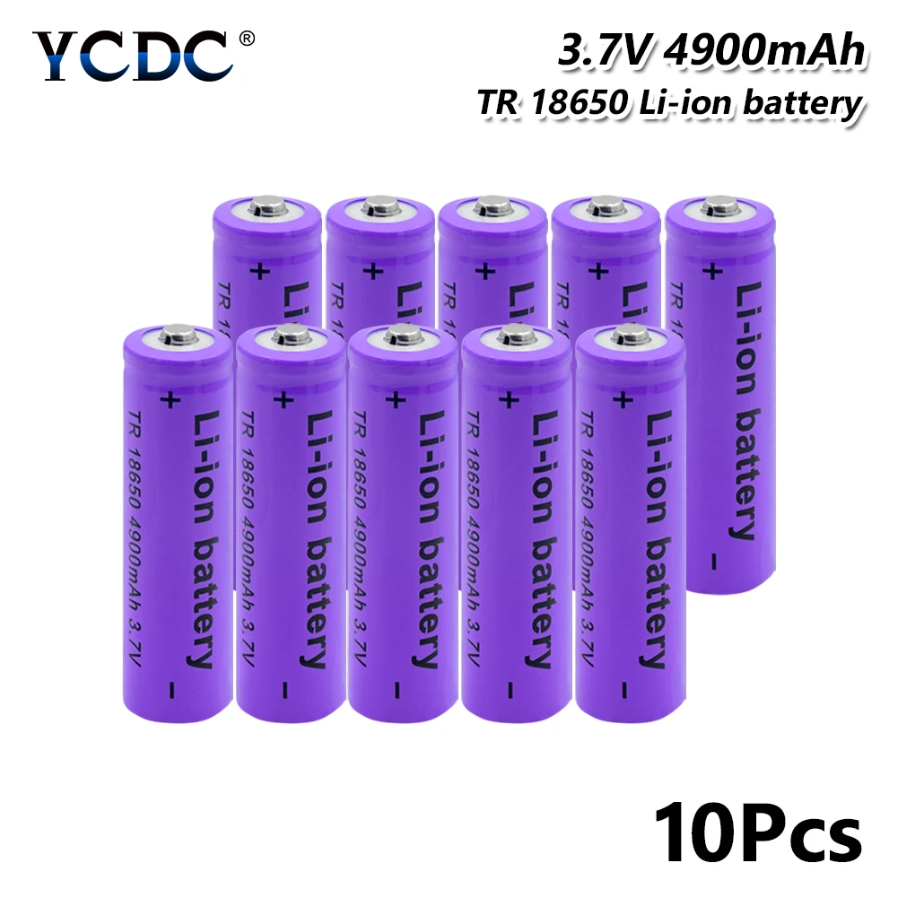 YCDC 100% original 18650 battery rechargeable battery 3.7V 4900mAh Li-ion Rechargeable Cell For LED Flashlight Torch
YCDC 100% original 18650 battery rechargeable battery 3.7V 4900mAh Li-ion Rechargeable Cell For LED Flashlight Torch