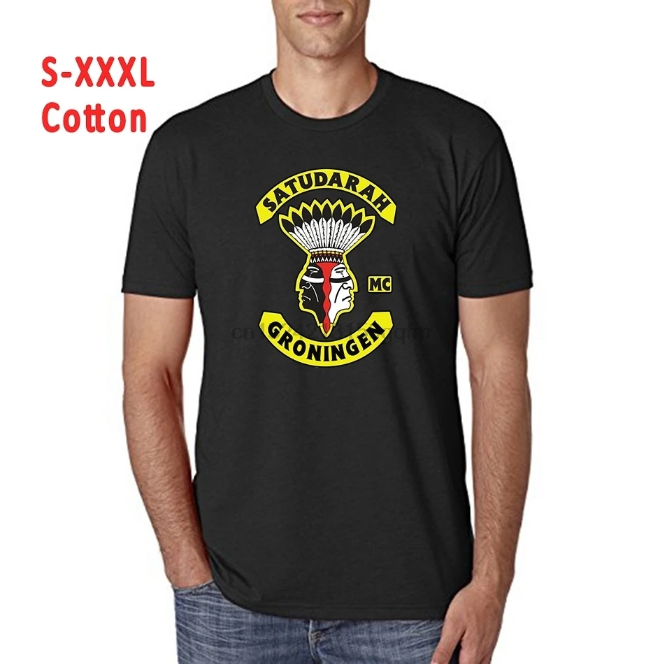 Fashion Satudarah Mc Groningen Printed T Shirt Mens High Quality Tee Shirt Round Neck T-shirt Summer Cotton T Shirt
Fashion Satudarah Mc Groningen Printed T Shirt Mens High Quality Tee Shirt Round Neck T-shirt Summer Cotton T Shirt