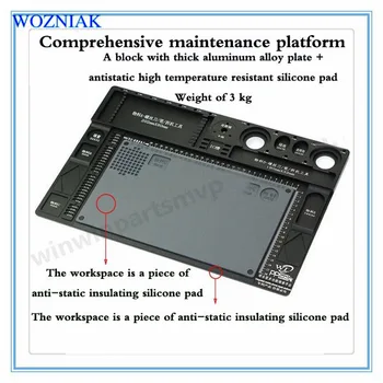 PPD feature phones maintenance platform with resistance to high temperature anti-static welding workbench microscope base rubber
PPD feature phones maintenance platform with resistance to high temperature anti-static welding workbench microscope base rubber