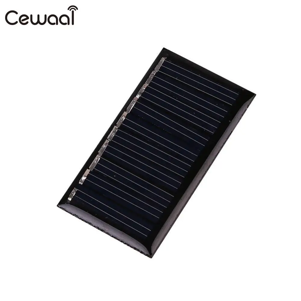 Cewaal Portable 45x25mm 5V 25MA Polysillicon Solar Panels DIY Charging Module For Battery Cell Phone Chargers Outdoor
Cewaal Portable 45x25mm 5V 25MA Polysillicon Solar Panels DIY Charging Module For Battery Cell Phone Chargers Outdoor