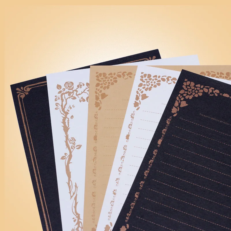 8 Sheets/set Cardstock Paper Vintage Style Love Writing Paper Letter for Envelopes Writing Stationery Paper Pad Note Letter Set
8 Sheets/set Cardstock Paper Vintage Style Love Writing Paper Letter for Envelopes Writing Stationery Paper Pad Note Letter Set