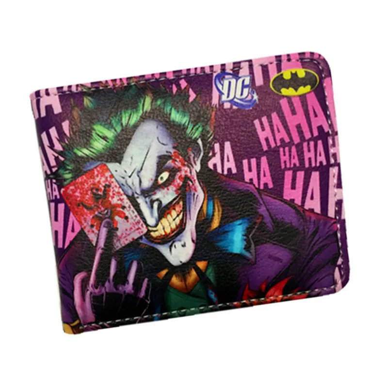 Anime Wallets New Designer The Joker Captain America Wallet Young Boy Girls Superhero Purse Small Money Bag
Anime Wallets New Designer The Joker Captain America Wallet Young Boy Girls Superhero Purse Small Money Bag