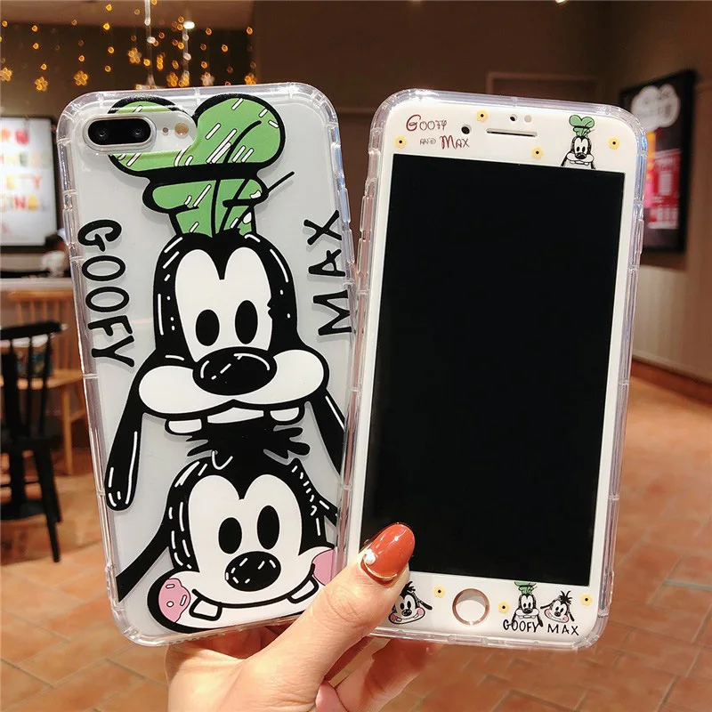 For iPhone 8plus Cartonn Chip dale goofy case & Tempered Glass Screen film For iPhone 7 7Plus 8 6 6S 6Splus Clear soft Cover
For iPhone 8plus Cartonn Chip dale goofy case & Tempered Glass Screen film For iPhone 7 7Plus 8 6 6S 6Splus Clear soft Cover