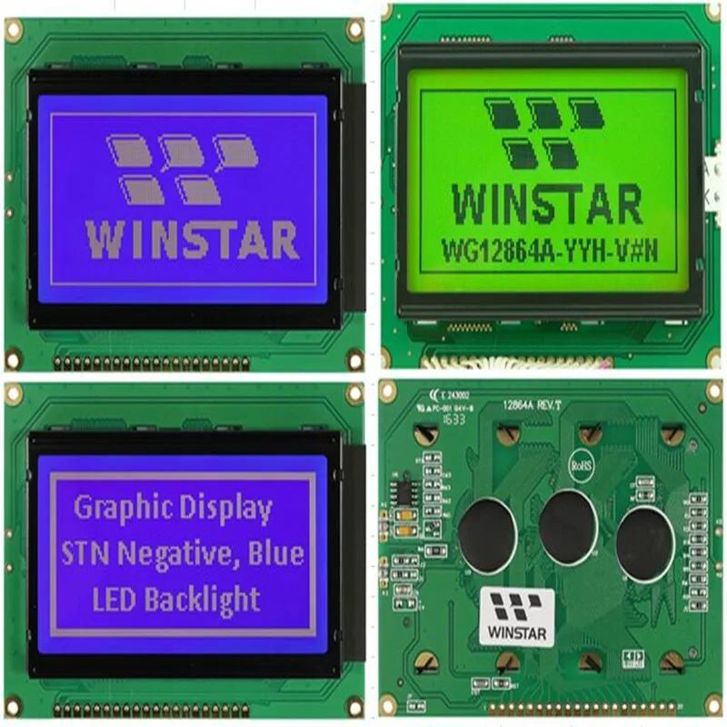 WG12864A WINSTAR-монохромный графический ЖК-экран 128x64 с зеленой подсветкой, новый и оригинальный
WG12864A WINSTAR-монохромный графический ЖК-экран 128x64 с зеленой подсветкой, новый и оригинальный
