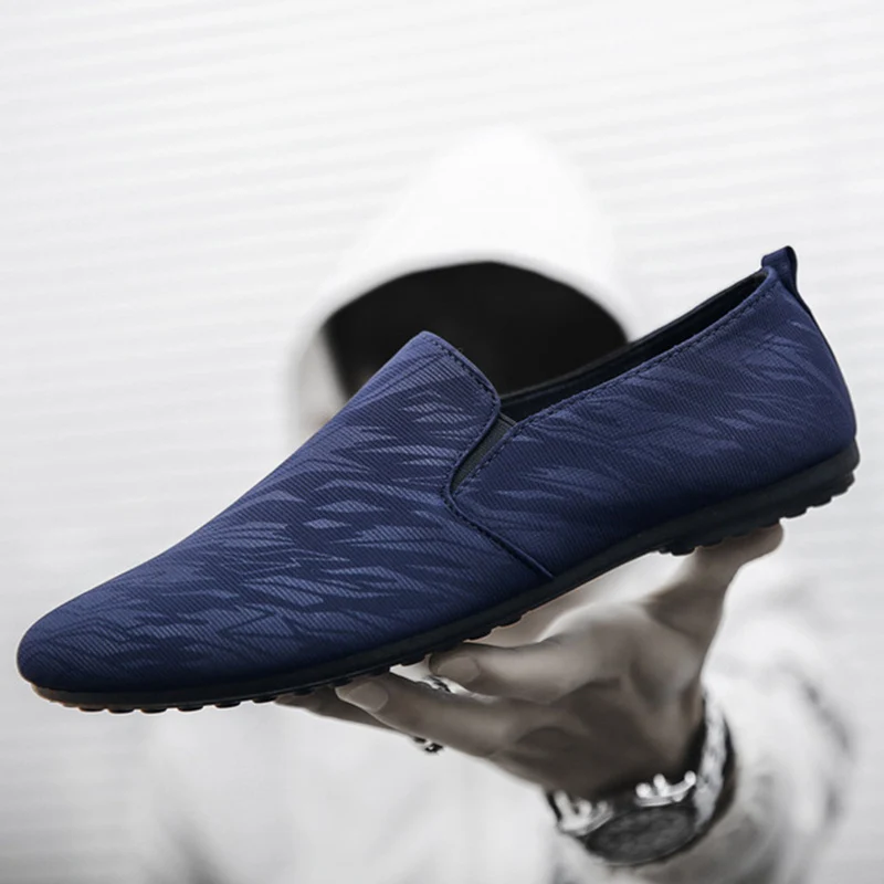 2020 Men's Spring And Autumn Casual Shoes Fashion Beanie Lazy One Pedal Flat Canvas Chaussure Homme Sneakers |