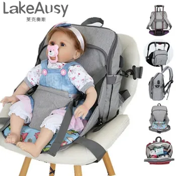 Multi-functional fashion mummy backpack large capacity baby supplies bag waterproof wear-resisting USB charging
Multi-functional fashion mummy backpack large capacity baby supplies bag waterproof wear-resisting USB charging