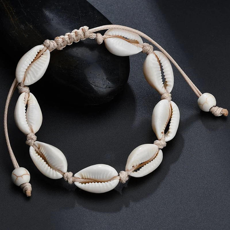 Jisensp 2018 Woman Beach Jewelry Boho Sea Shells Rope Chain Bracelet Simple Bracelets & Bangles for Woman Girls Jewelry Gifts
Jisensp 2018 Woman Beach Jewelry Boho Sea Shells Rope Chain Bracelet Simple Bracelets & Bangles for Woman Girls Jewelry Gifts