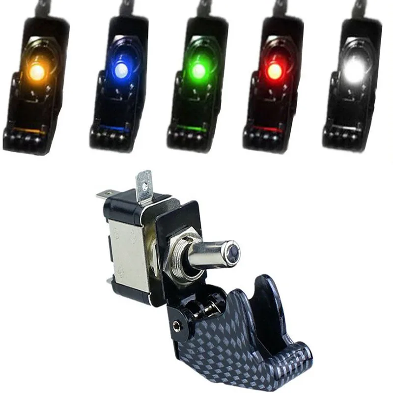 New 12V 20A Car Modified Button Switch Power Off Switch Control ON/OFF With Indicator Light With Safety Flip Up Cover
New 12V 20A Car Modified Button Switch Power Off Switch Control ON/OFF With Indicator Light With Safety Flip Up Cover