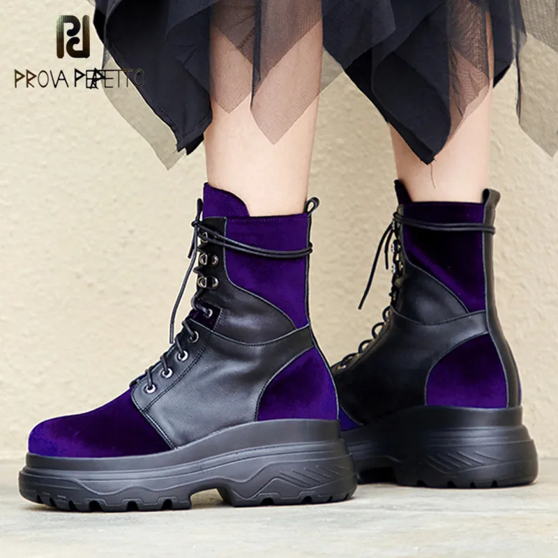 Prova Perfetto Fashion Purple Women Ankle Boots Wedges High Heel Platforms Shoes Woman Warm Winter Short Boots Motorcycle Boots
Prova Perfetto Fashion Purple Women Ankle Boots Wedges High Heel Platforms Shoes Woman Warm Winter Short Boots Motorcycle Boots
