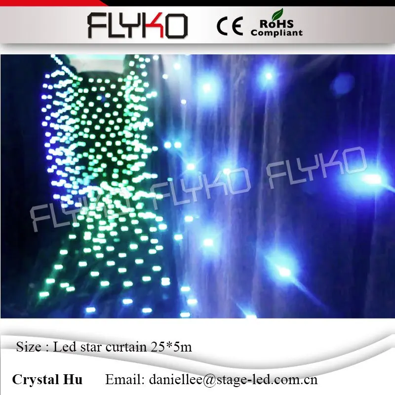 Wonderful Led star cloth led star curtain 5*25M full color foldable wedding decoration backdrops wall
Wonderful Led star cloth led star curtain 5*25M full color foldable wedding decoration backdrops wall