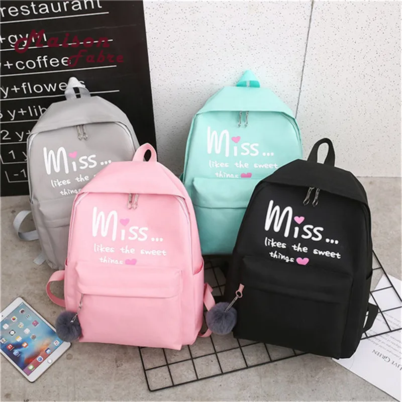 4pcs Large Capacity Student Backpack Travel Fashion Women Zipper Canvas Shoulder Bag School Boy Girl Alphabet Backpack
4pcs Large Capacity Student Backpack Travel Fashion Women Zipper Canvas Shoulder Bag School Boy Girl Alphabet Backpack