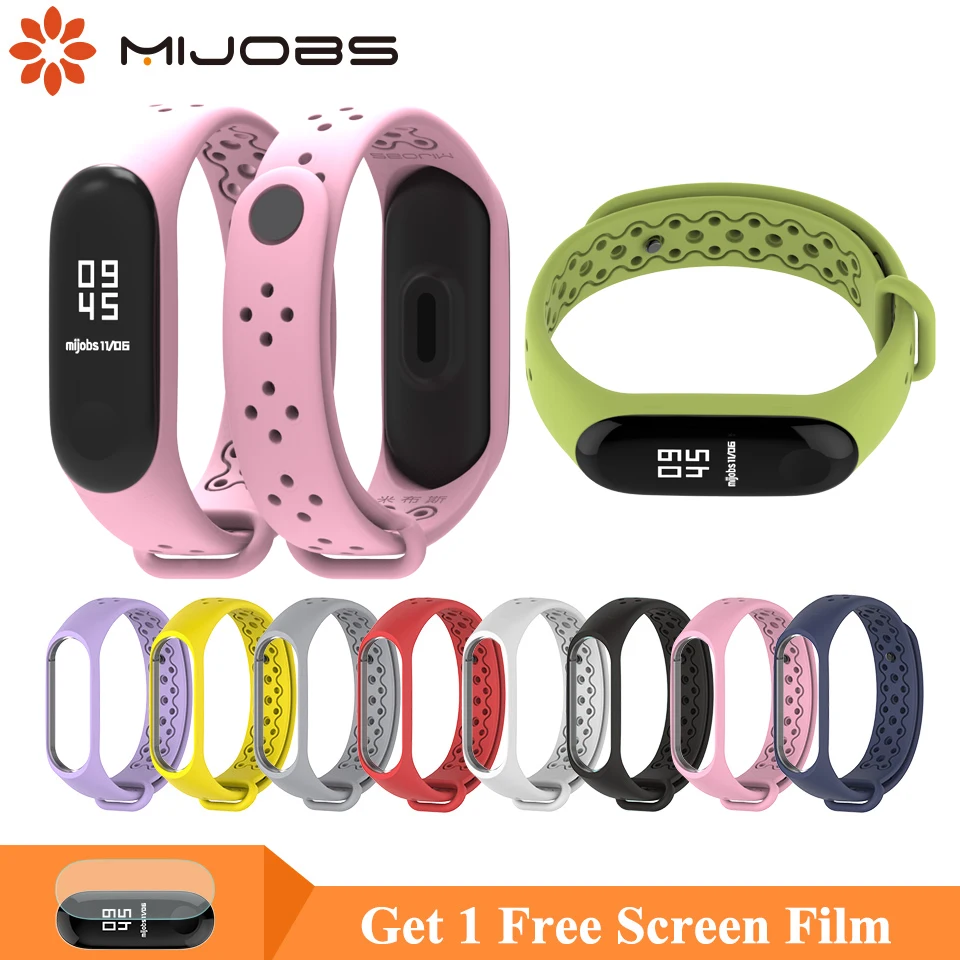 Mijobs Mi Band 4 Strap Bracelet Wrist Strap for Xiaomi Mi Band 4/3 Smart Watch Bracelet Sport Silicone Strap Miband 3 Wistbands
Mijobs Mi Band 4 Strap Bracelet Wrist Strap for Xiaomi Mi Band 4/3 Smart Watch Bracelet Sport Silicone Strap Miband 3 Wistbands