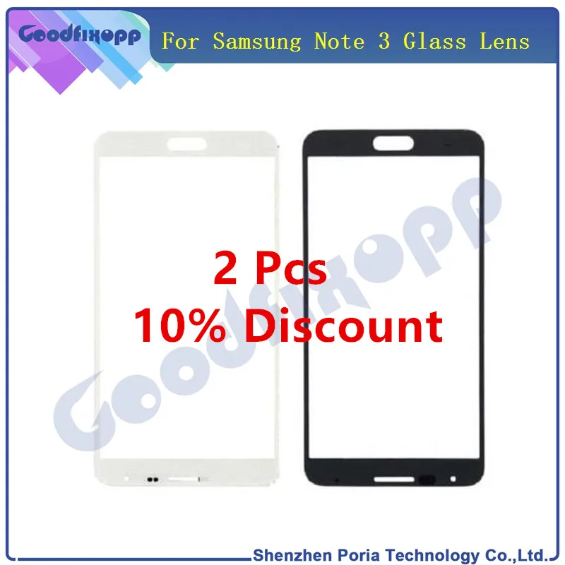 Переднее стекло объектива для Samsung Galaxy Note 3 N900 N9005 N900F ЖК-дисплей сенсорный экран