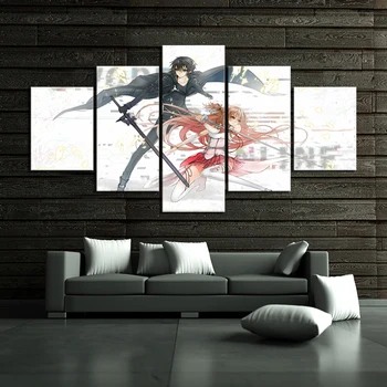 5 Panels Sword Art Online Anime Poster Pictures HD Canvas Painting for Home Decor Wall Art
5 Panels Sword Art Online Anime Poster Pictures HD Canvas Painting for Home Decor Wall Art