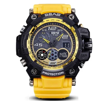 Outdoor Casual Double Display Waterproof Sport Men Watches Military Multifunction Shockproof Digital Electronic Wristwatch Alarm
Outdoor Casual Double Display Waterproof Sport Men Watches Military Multifunction Shockproof Digital Electronic Wristwatch Alarm