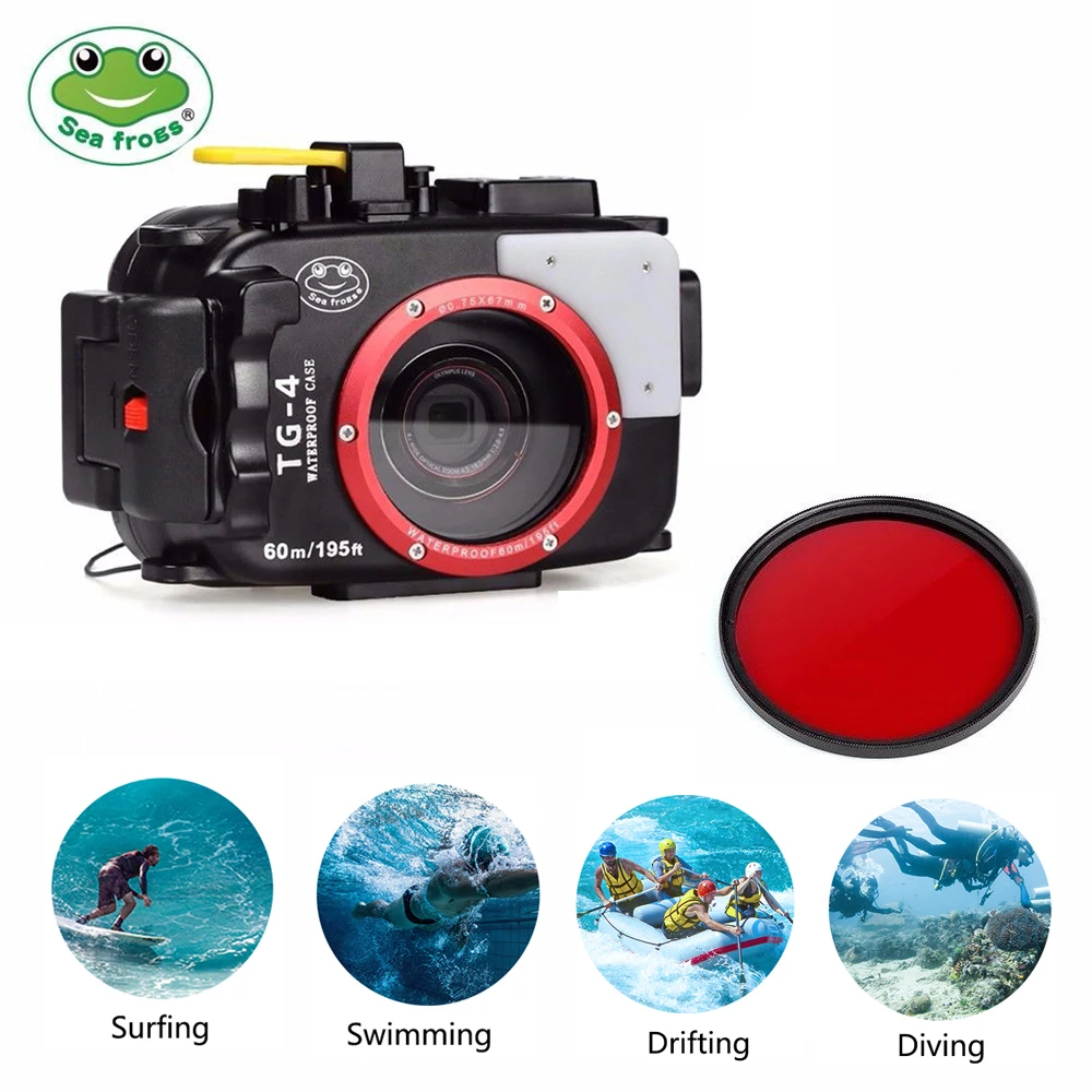 Seafrogs 60m/195ft Underwater Diving Waterproof Camera case for Olympus TG4 Waterproof Camera Housing for Olympus TG4,3 colors
Seafrogs 60m/195ft Underwater Diving Waterproof Camera case for Olympus TG4 Waterproof Camera Housing for Olympus TG4,3 colors