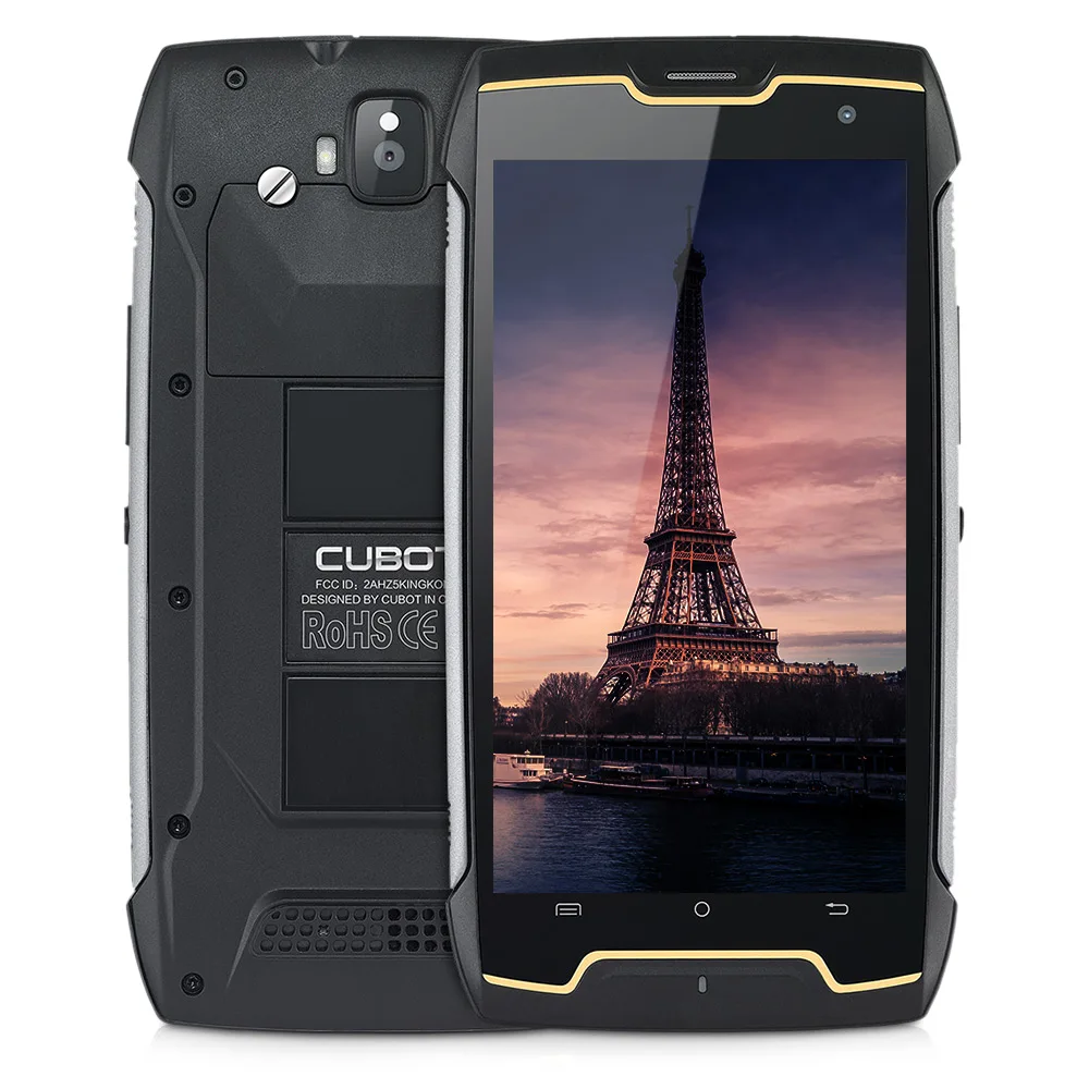 

CUBOT King Kong 3G Smartphone Android 7.0 5.0 inch MTK6580 Quad Core 1.3GHz 2GB 16GB IP68 Waterproof 4400mAh Battery UK Kingkong