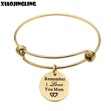 XIAOJINGLING 2 Color Gold/Silver Bracelets & Bangles For Women Fashion Jewelry Pendant Bangle Mom Mothers Day Gifts Accessories
XIAOJINGLING 2 Color Gold/Silver Bracelets & Bangles For Women Fashion Jewelry Pendant Bangle Mom Mothers Day Gifts Accessories