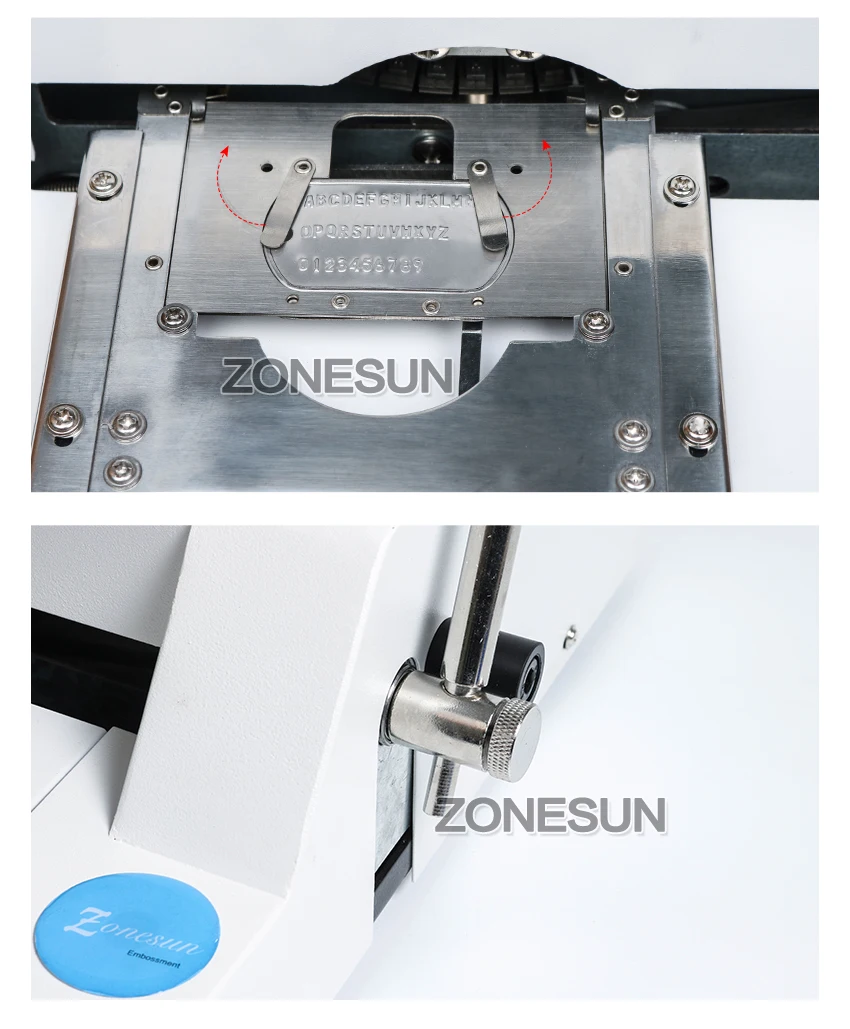ZONESUN 52 символов жетоны машина машина для тиснения военная машина для штамповки стальная ручная карта металлическая машина для тиснения номер 