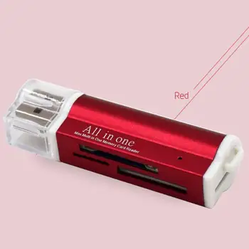 4 in 1 Multi-function Micro USB 2.0 Memory Card Reader Adapter for Micro SD TF M2 MS Card Readers
4 in 1 Multi-function Micro USB 2.0 Memory Card Reader Adapter for Micro SD TF M2 MS Card Readers